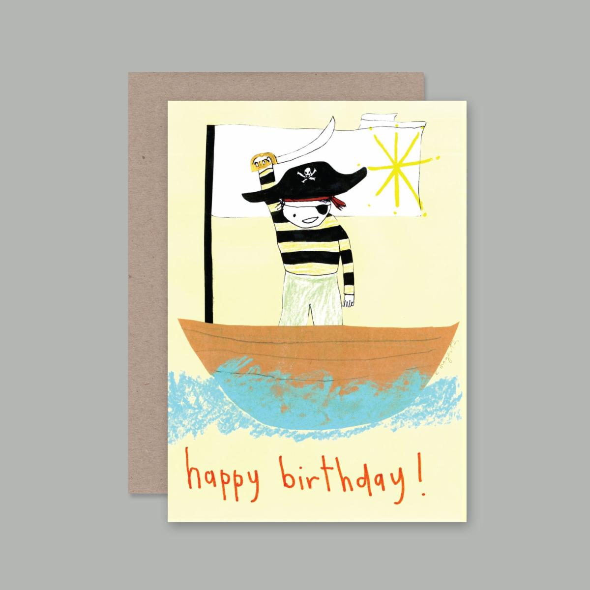 AHD Single Card | Happy Birthday Boy Pirate