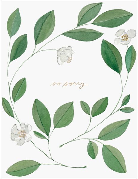 Magnolia Condolence | Single Card