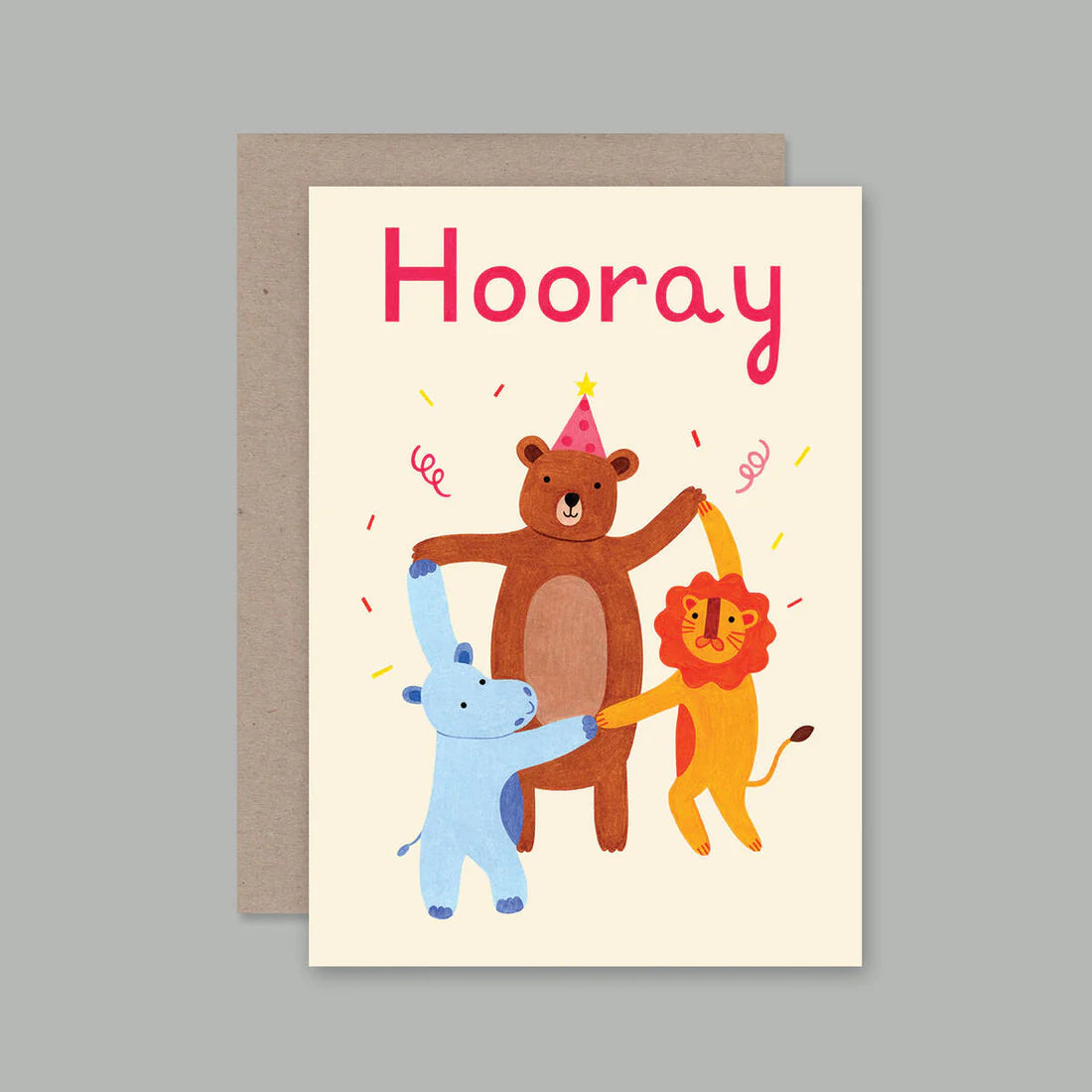 AHD Single Card | Hooray Animals