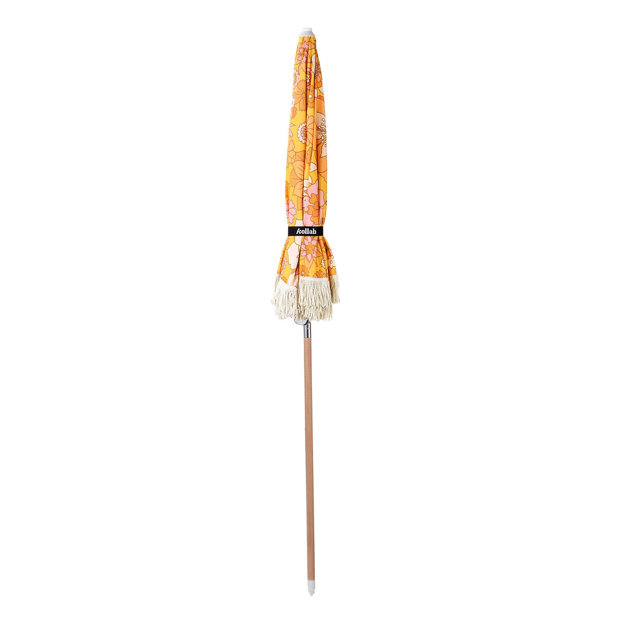 Kollab Umbrella Large | Retro Floral Mustard