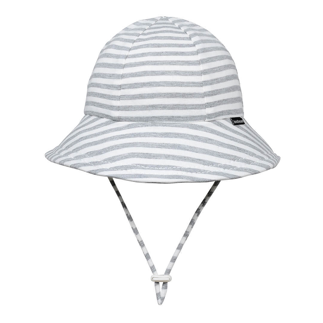 Legionnaire Flap Sun Hat | Grey Stripe