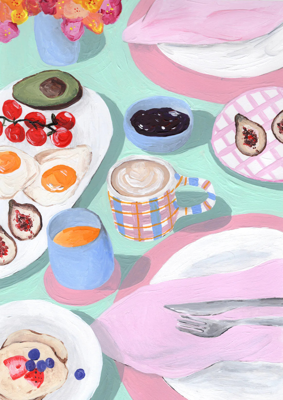 Breakfast Club Tablescape | Emily Snowdon | Two Sizes
