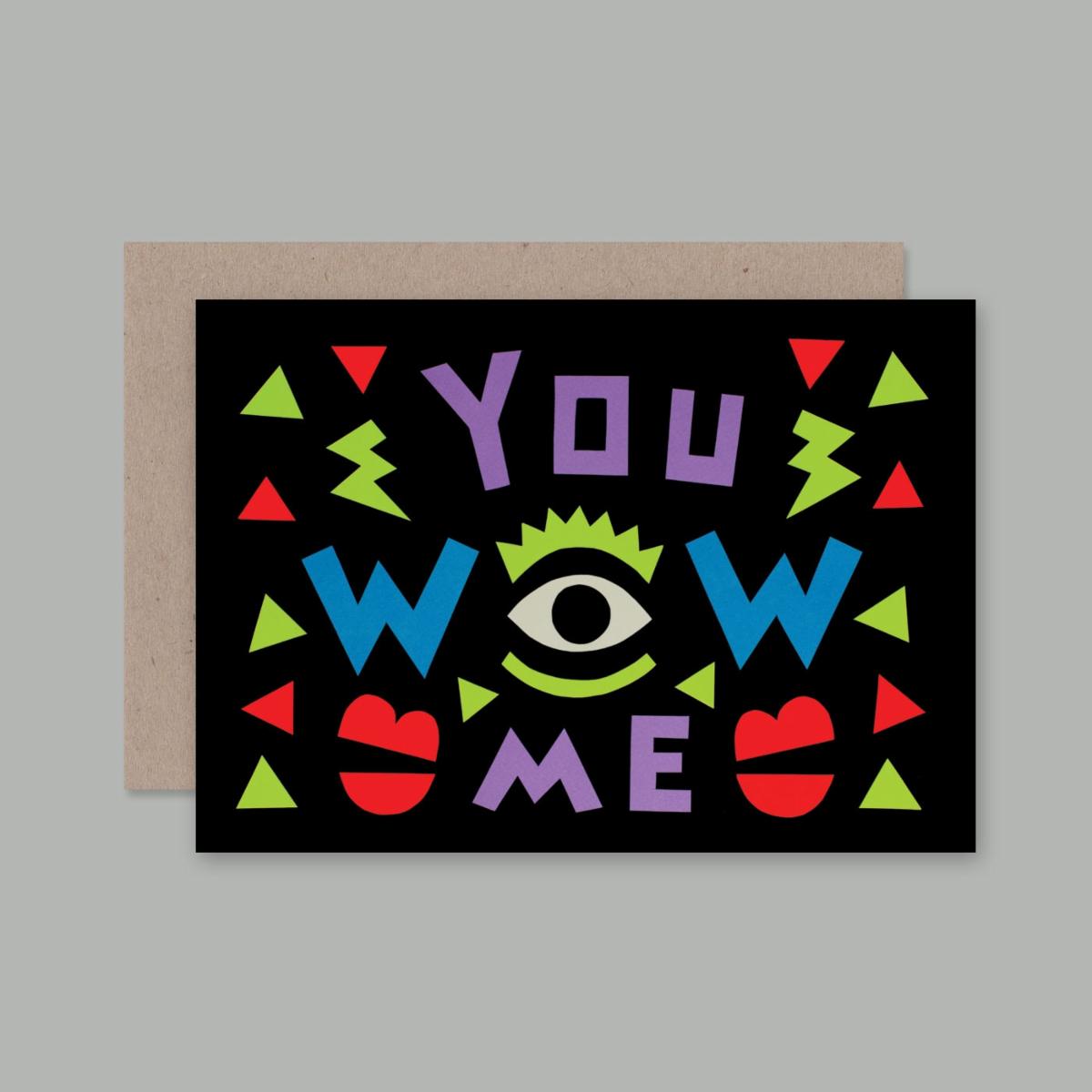 AHD CARDS - SINGLE CARD - YOU WOW ME