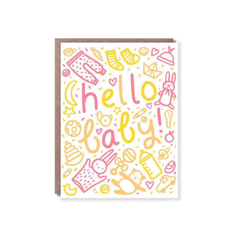 HELLO LUCKY - SINGLE CARD - HELLO BABY