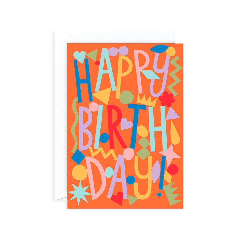 Happy Birthday - Single Card - Saskia Pomeroy Collection