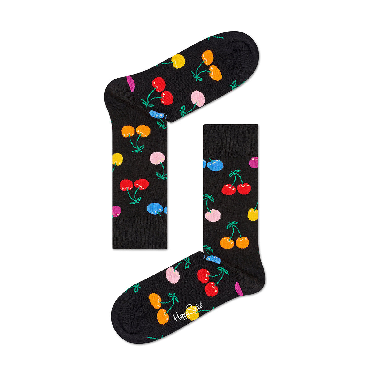 Happy Socks | Cherry Sock | Black