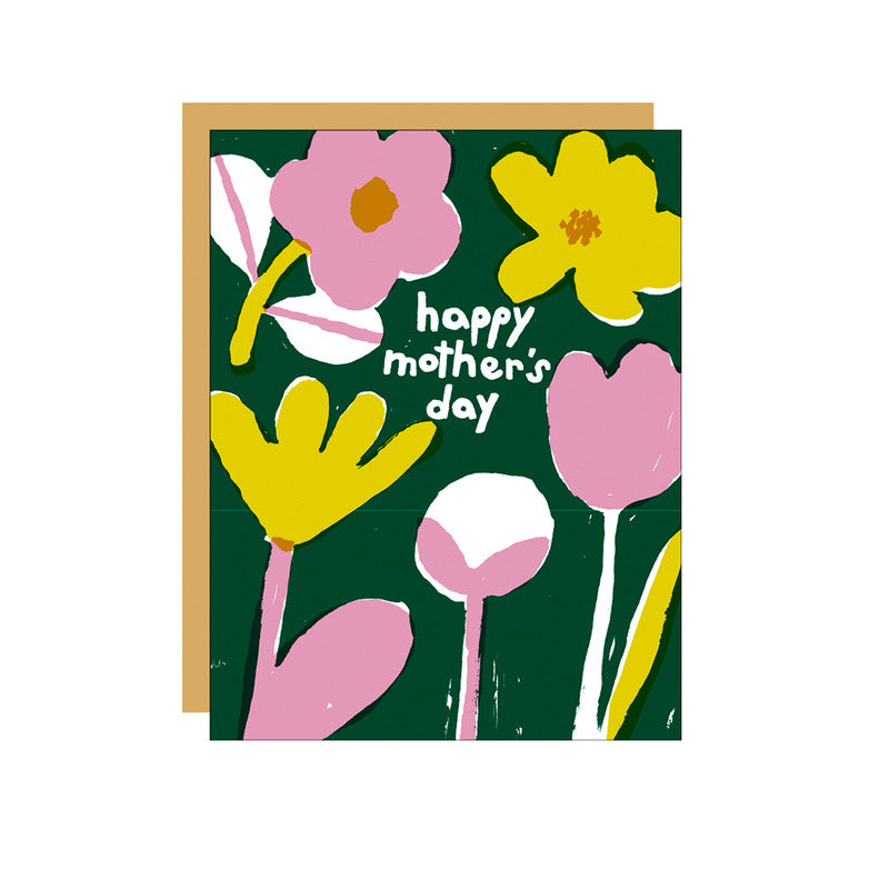 Egg Press - Single Card - Tossed Floral Mothers Day