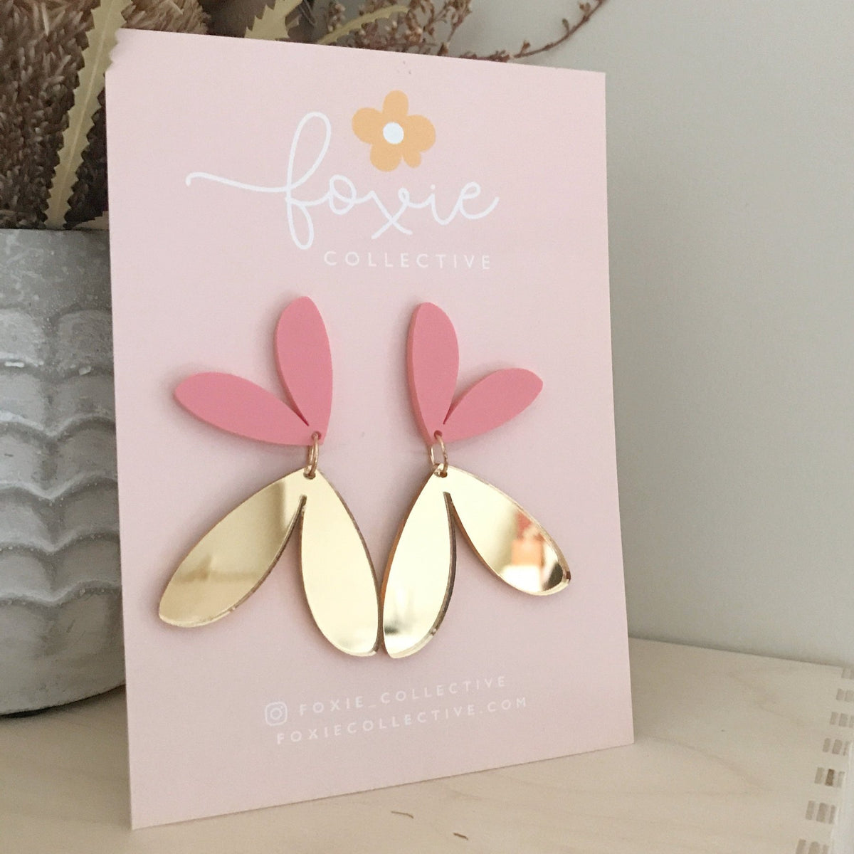 Foxie Collective The Love Bug | Raspberry and Gold