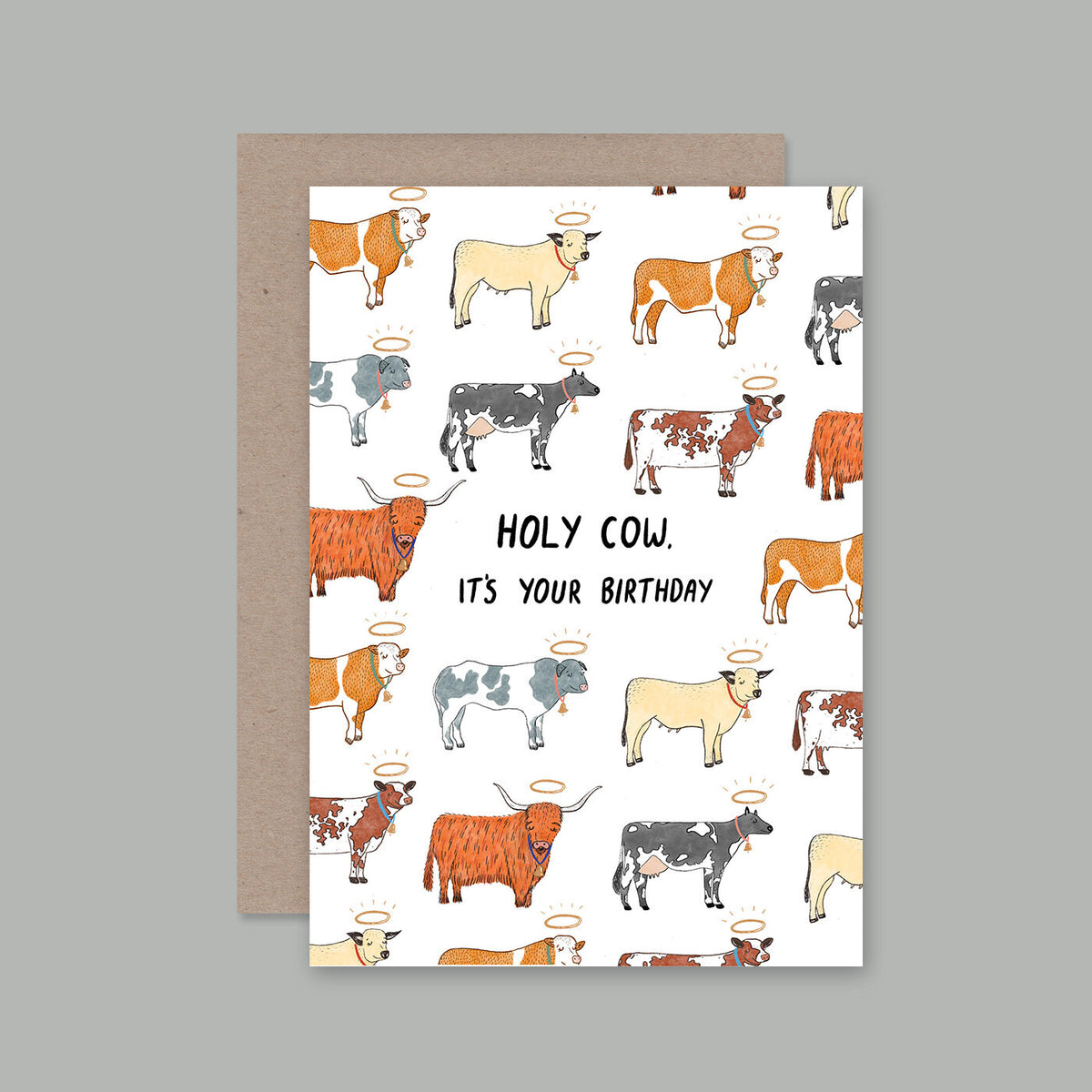AHD CARDS - SINGLE CARD - HOLY COW