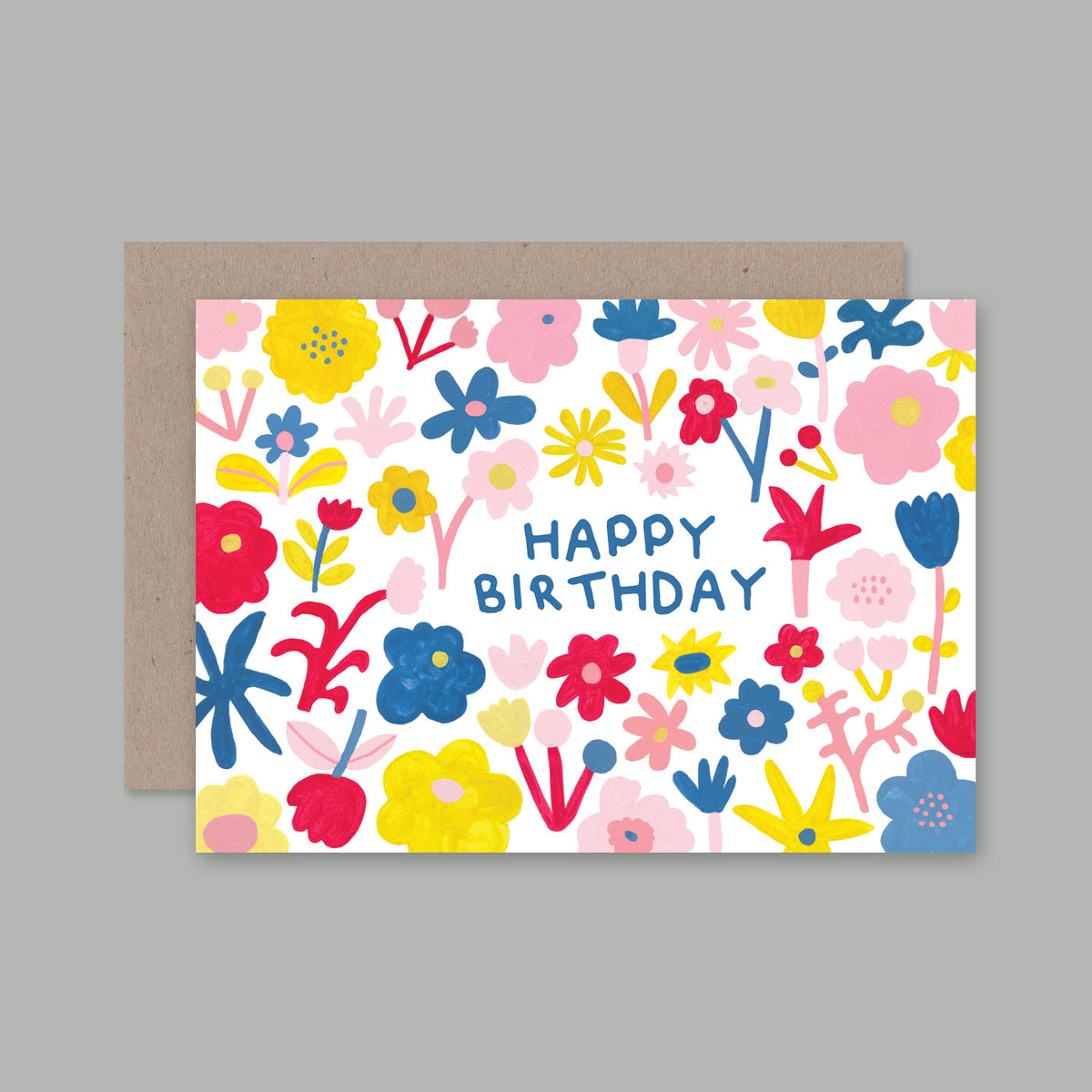 AHD CARDS - SINGLE CARD - HAPPY BIRTHDAY PANSY