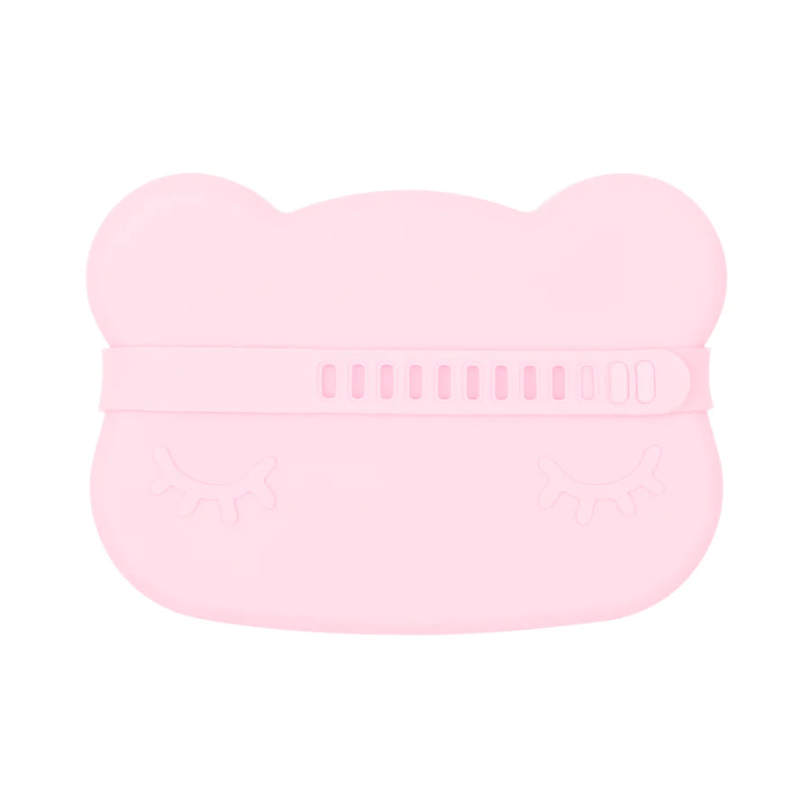 Bear Snackie | Silicone Snack Bowl And Plate | Pink