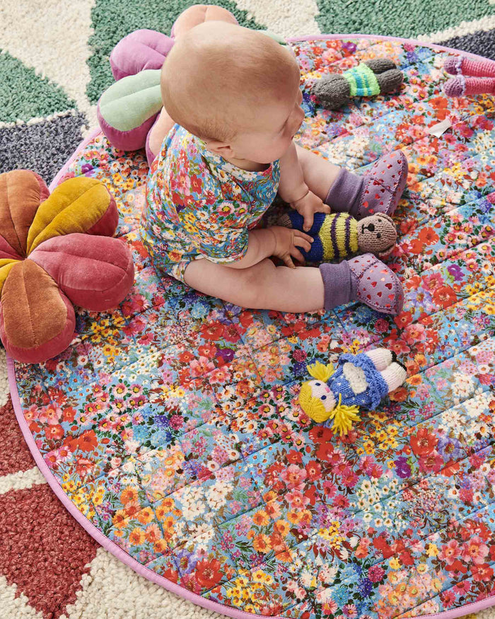 Forever Floral Quilted Play Mat