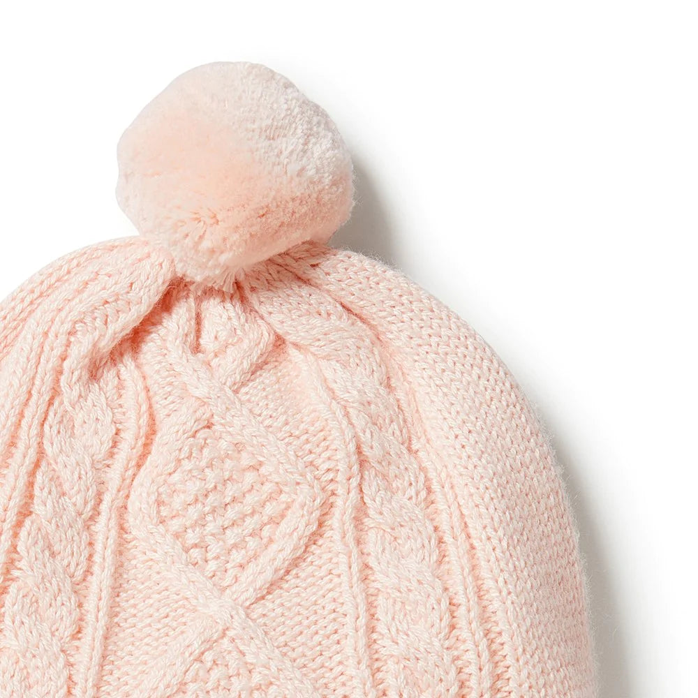 Knitted Mini Cable Hat | Shell