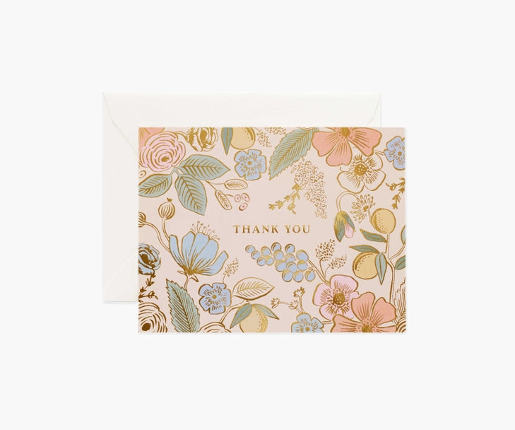 Rifle Paper Co - Single Card - Colette Thank You